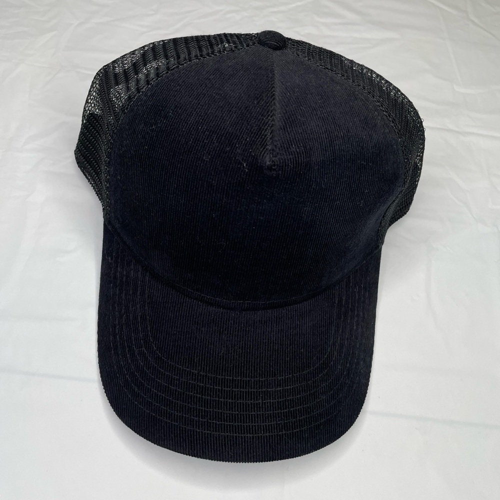 Corduroy Snapback Blank Cap